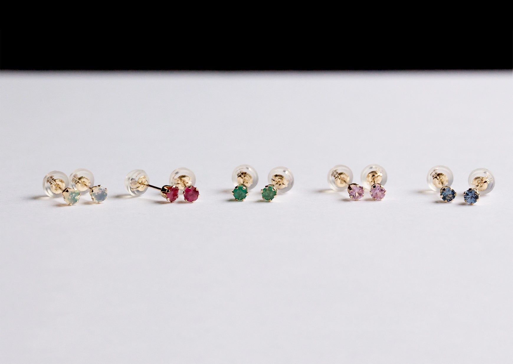 K10 jewelry stud earrings
