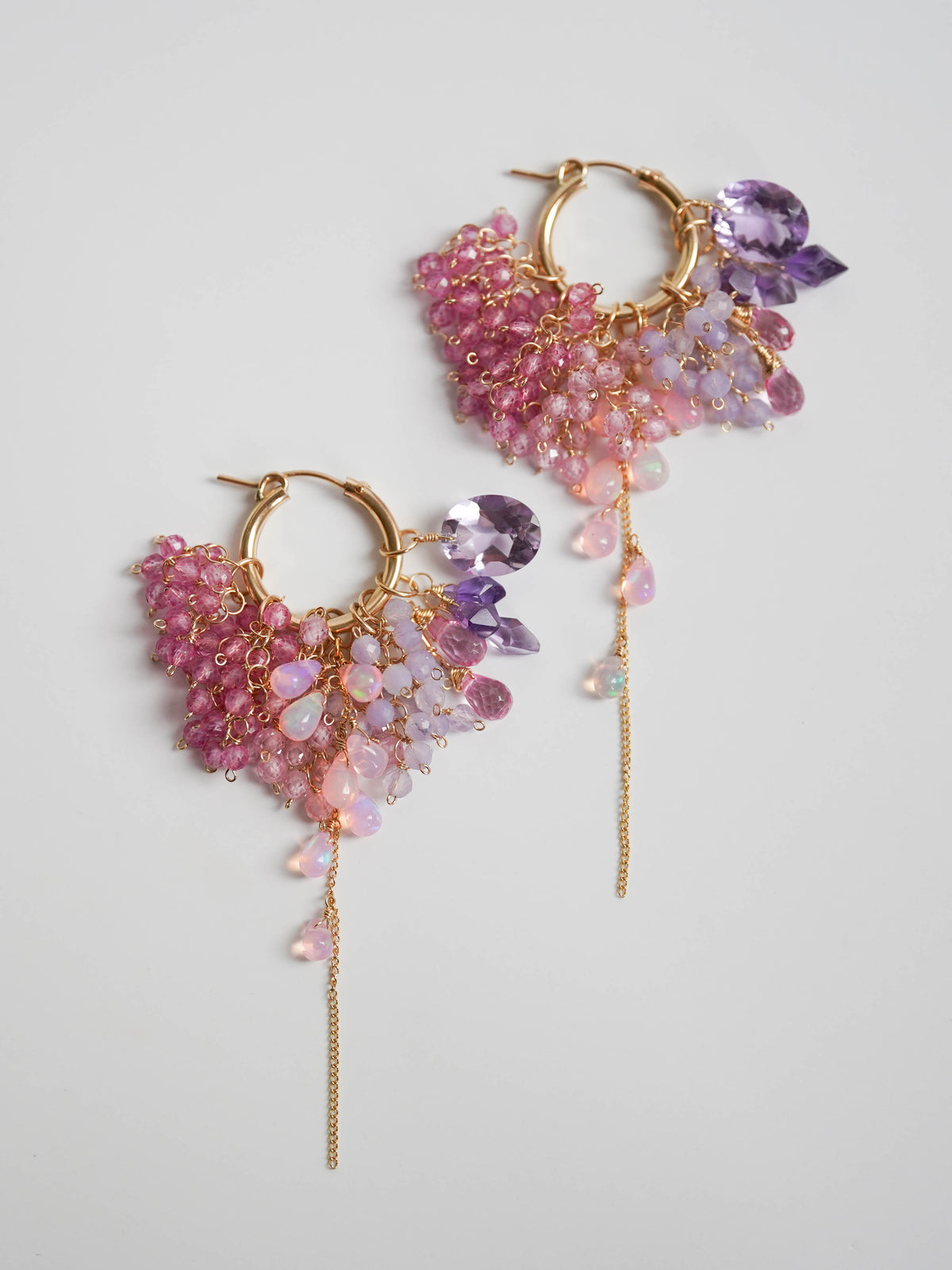Hydrangea - pink《volume earring》｜IDIOS
